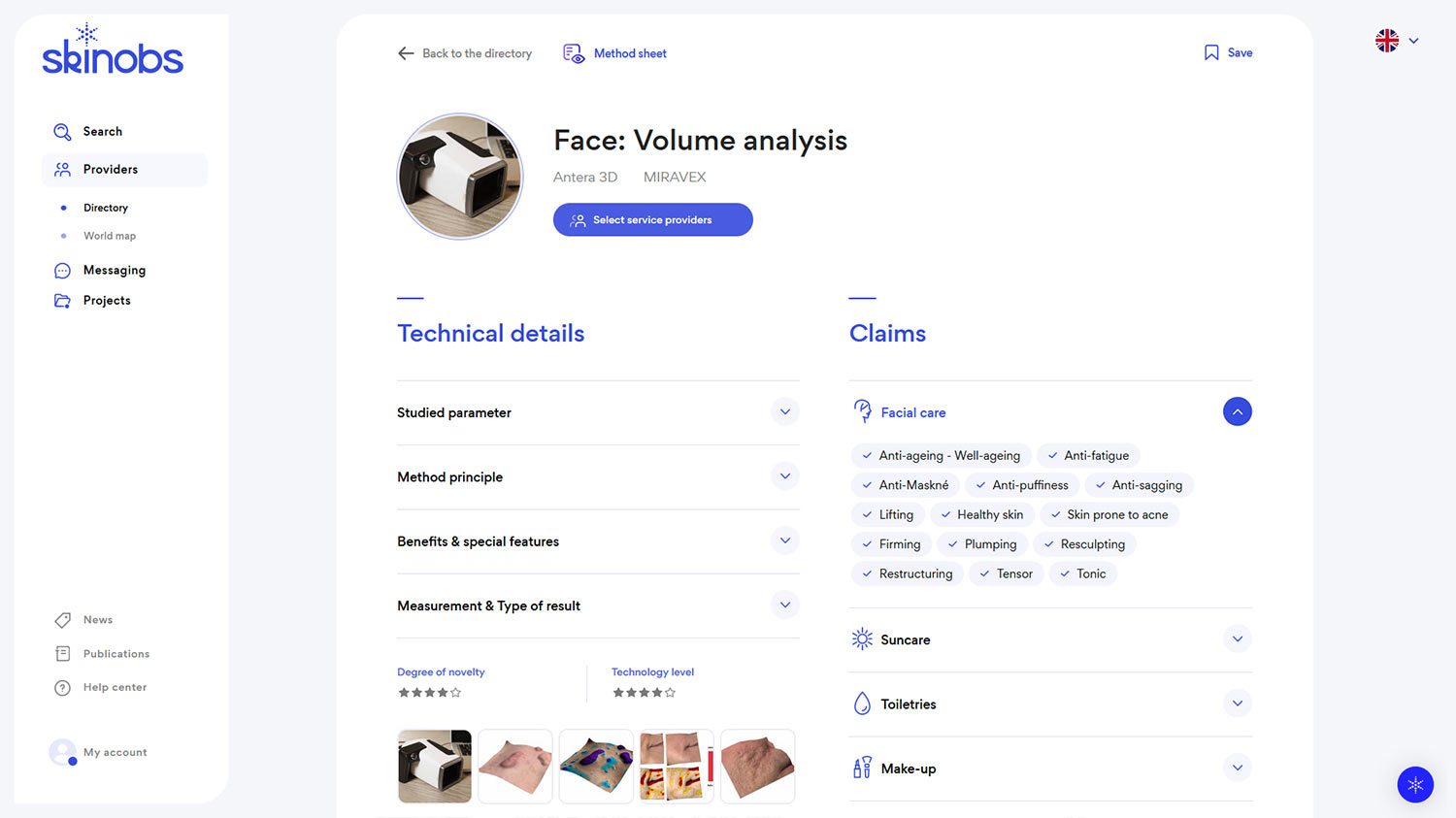 Test methods and clinical / preclinical trials.