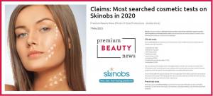 logo Claims: Most searched cosmetic tests on Skinobs in 2020