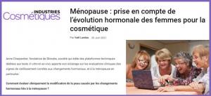 logo Menopause: taking into account the hormonal evolution of women for cosmetics